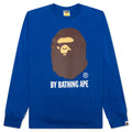 By Bathing Ape L S Tee Blue