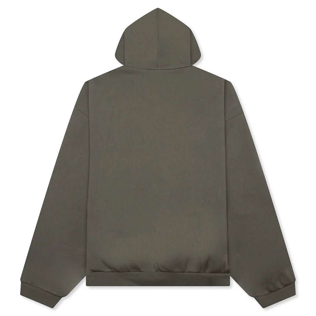 90s Fleece Hoodie Moss