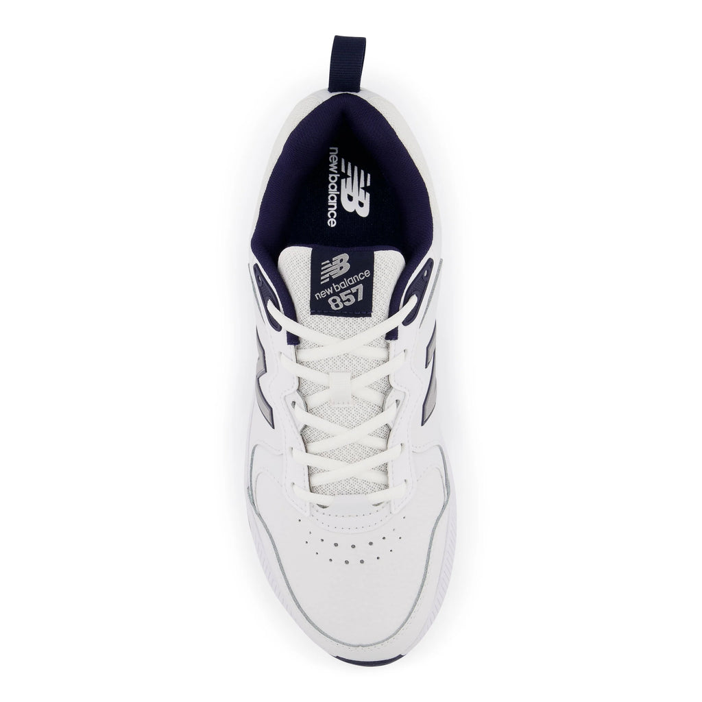 Men's MX857v3 in White with Navy and Rain Cloud