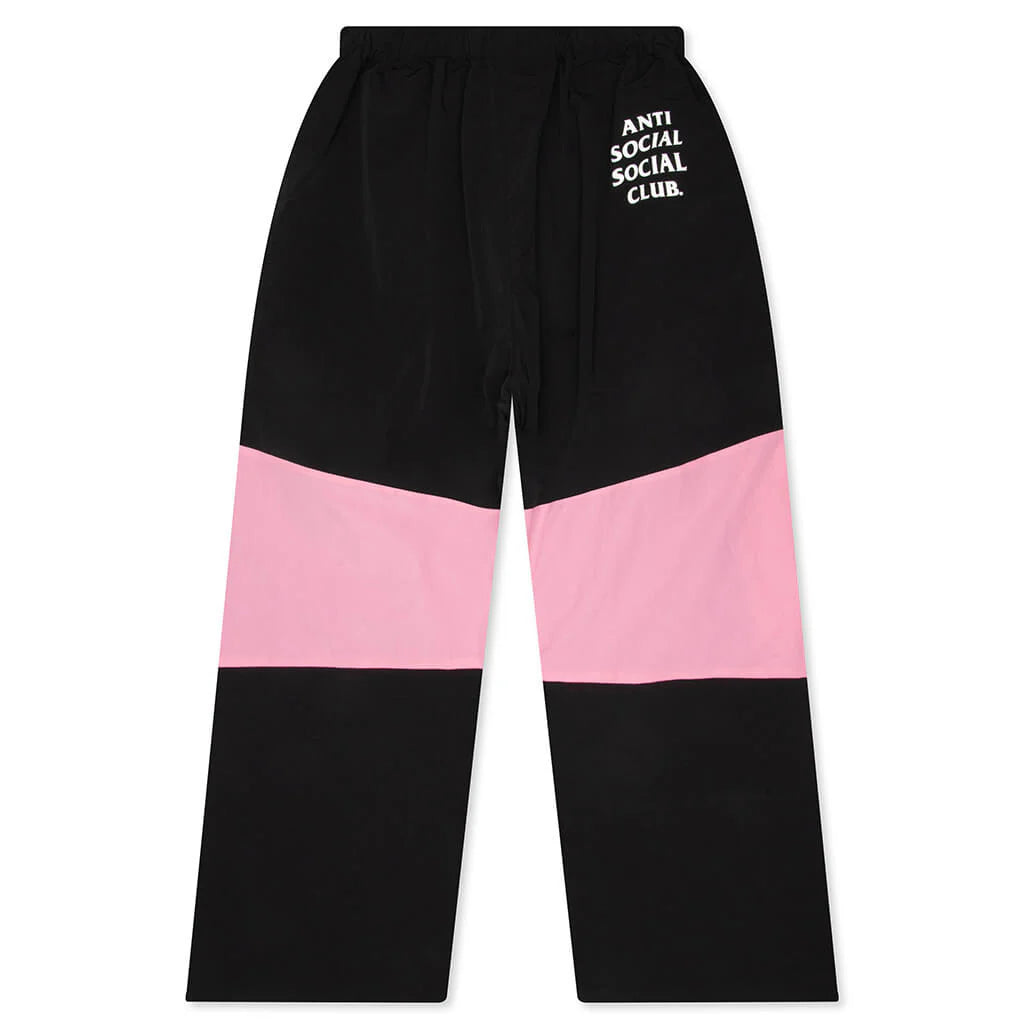 Track Pants Black Pink