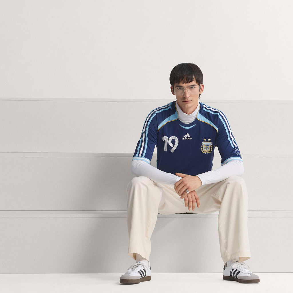 adidas Argentina Away Messi Mens Soccer Jersey 2006 Dark Blue