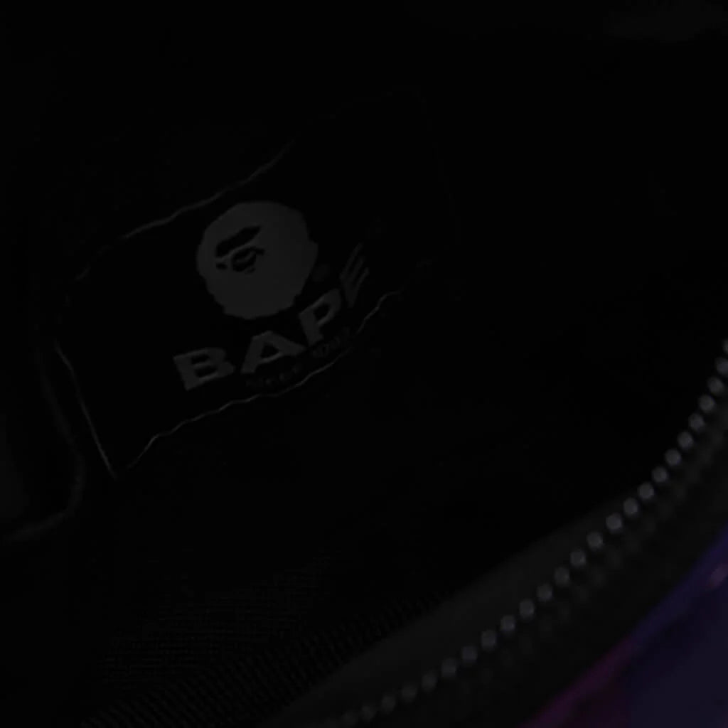 Color Camo Shark Mini Bag Purple