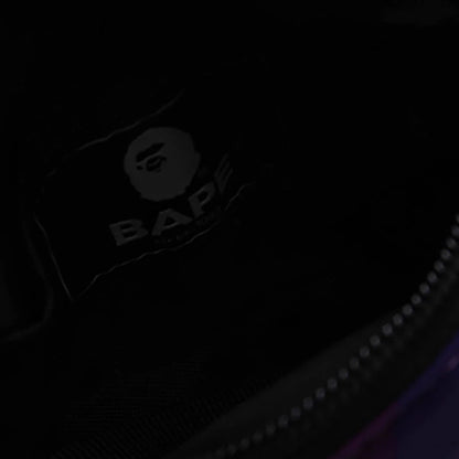 Color Camo Shark Mini Bag Purple