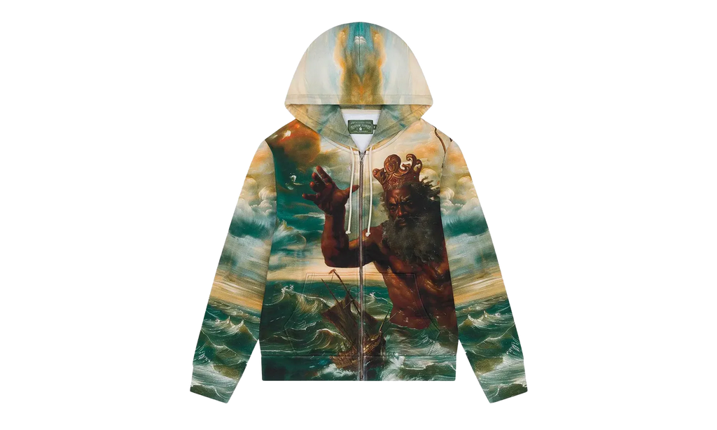 Poseidon's Revenge Zip Up Hoodie "Multicolor" DT582