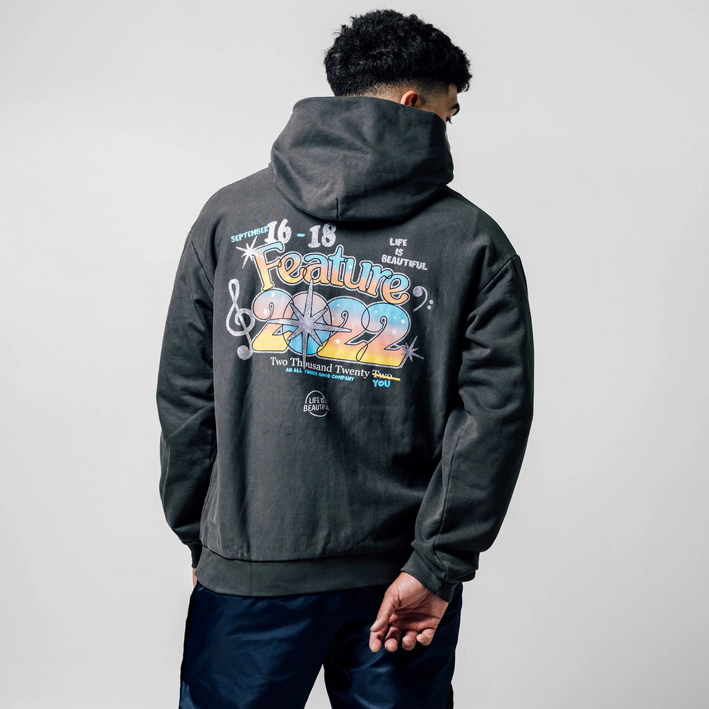 Grateful Hoodie Pigment Black