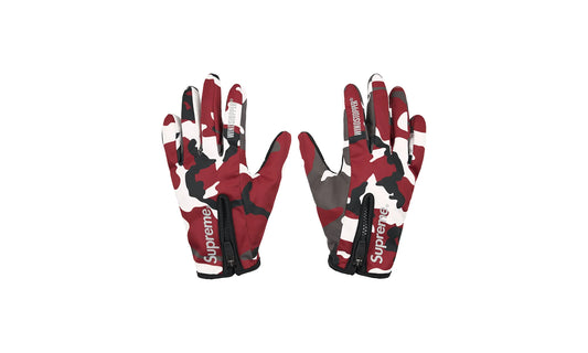 WINDSTOPPER Zip Gloves "FW25 - Red Camo" SU26874