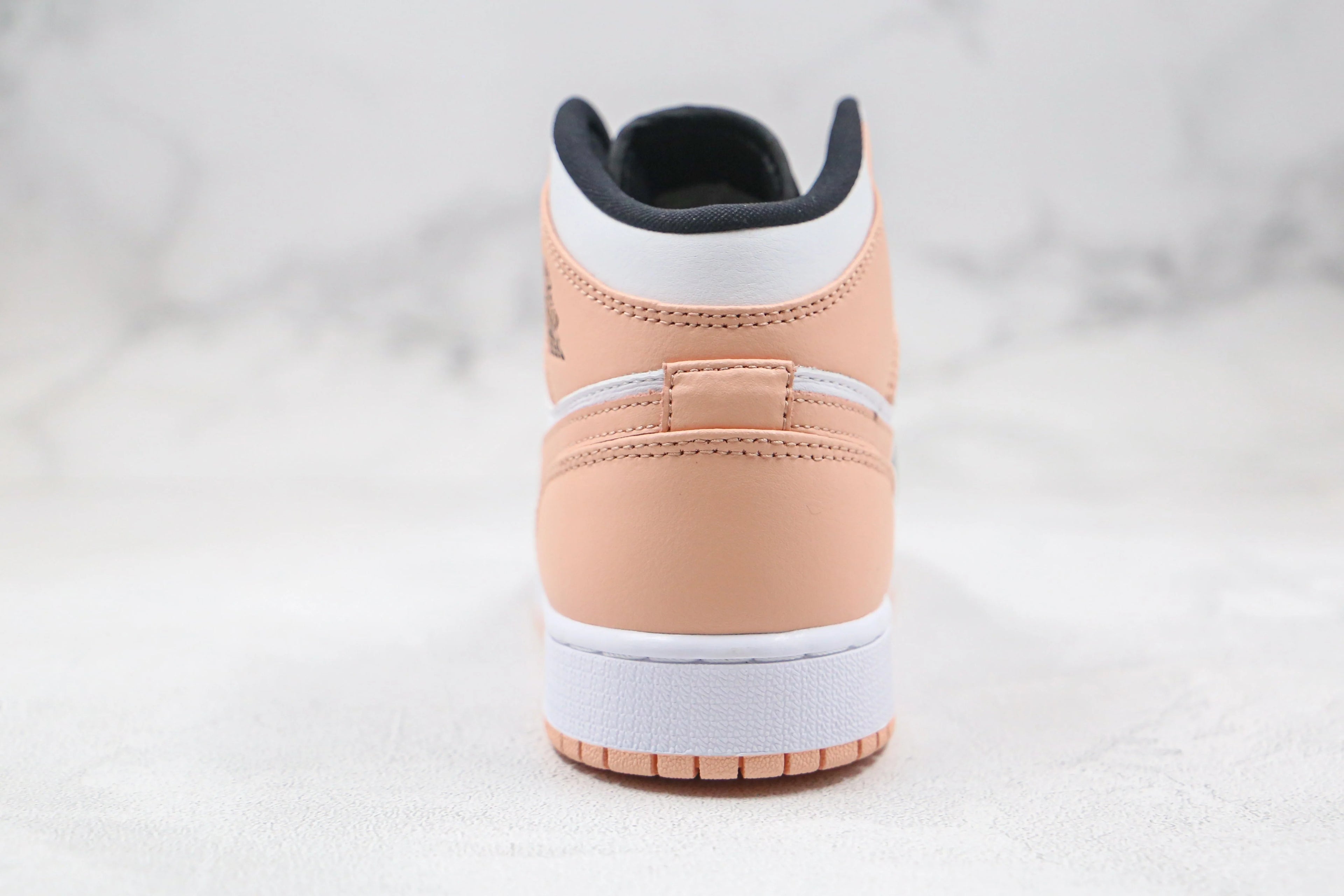 Jordan 1 Mid Arctic Orange Black Toe GS