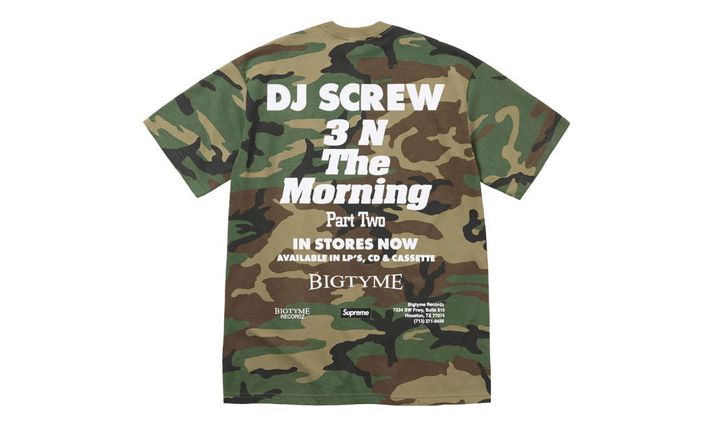 DJ Screw SUC Tee "SS26 - Woodland Camo" SU27361