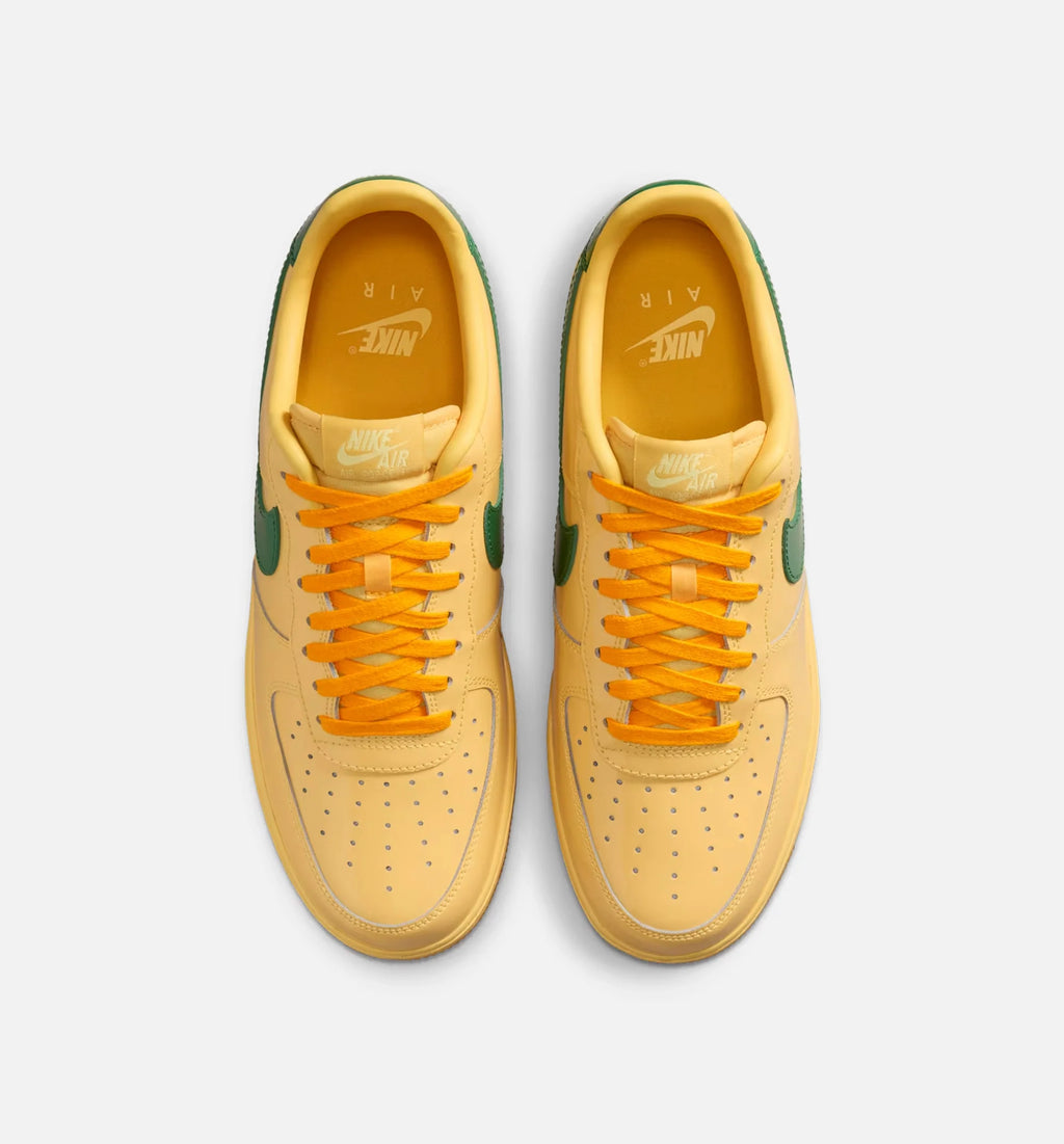 Air Force 1 Low Topaz Gold and Light Laser Orange Mens Lifestyle Shoe Topaz Gold Pine Green Light Laser orange Midas Gold