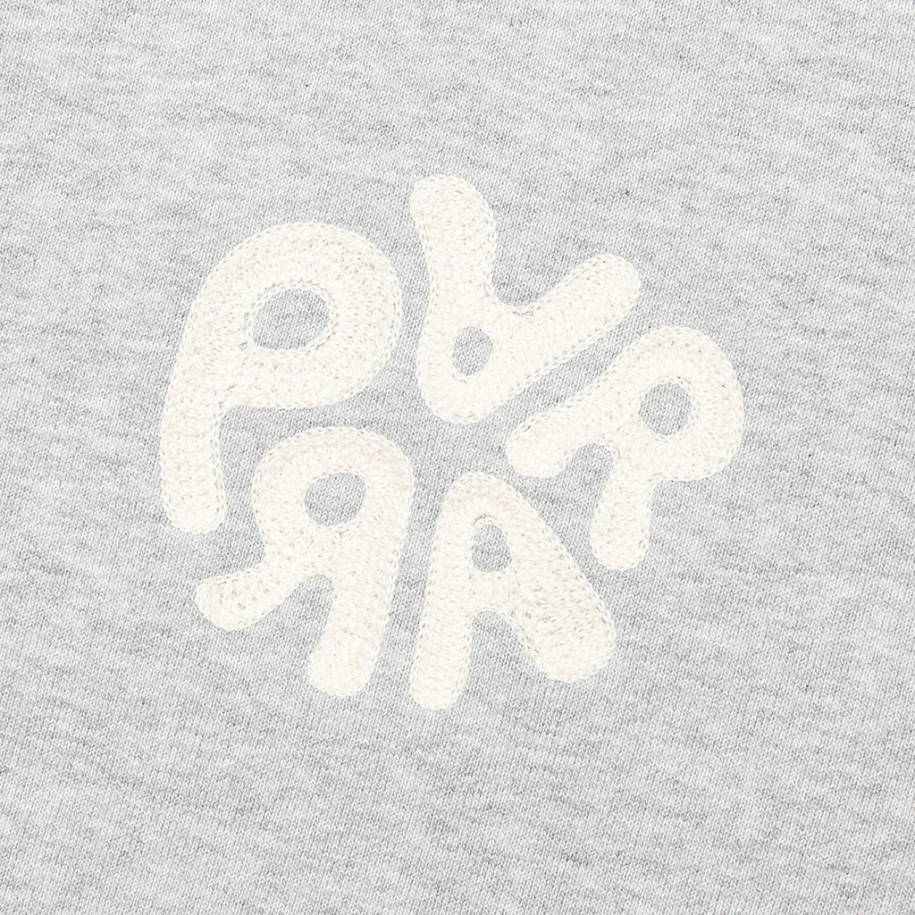 1976 Logo Zip Hooded Sweatshirt Heather Grey