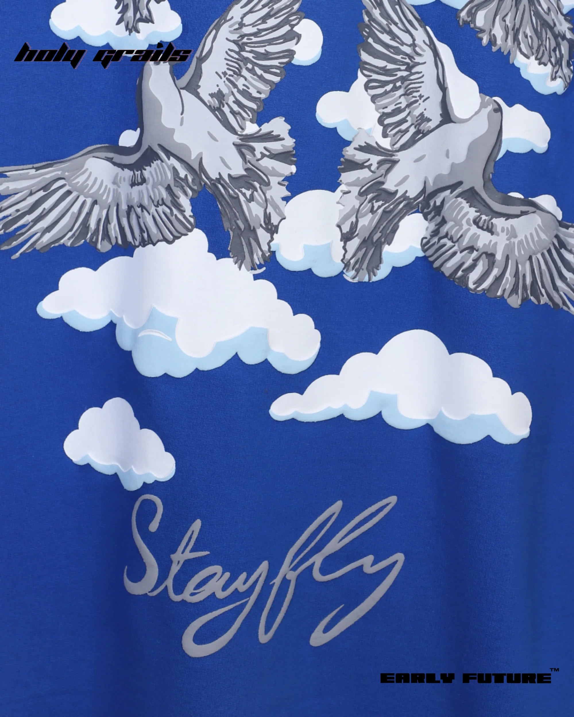 Stay Fly Navy Blue T Shirt HG x Early Future