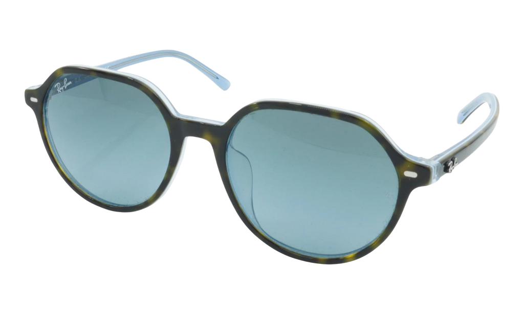 THALIA SUNGLASSES "HAVANA ON LIGHT BLUE" RB2195F-13163M_53