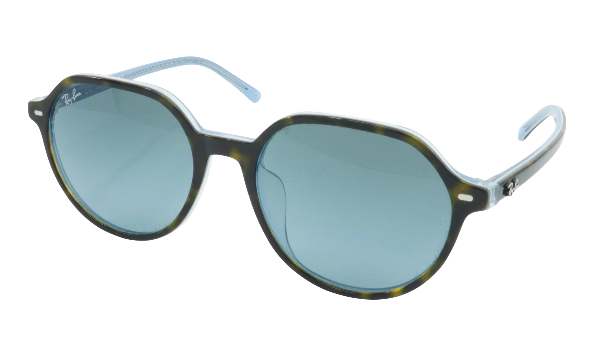 THALIA SUNGLASSES "HAVANA ON LIGHT BLUE" RB2195F-13163M_53