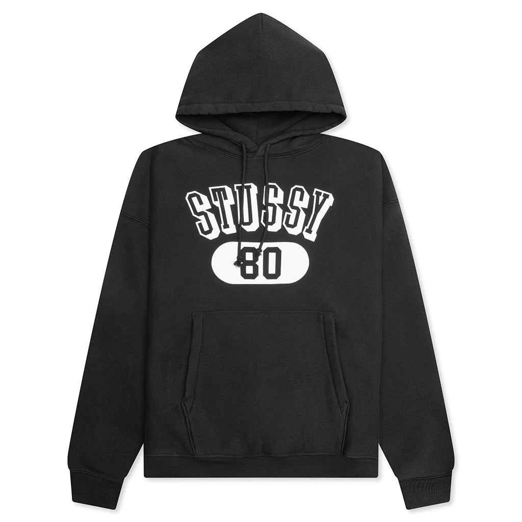 Stussy 80 Relaxed Hood Washed Black