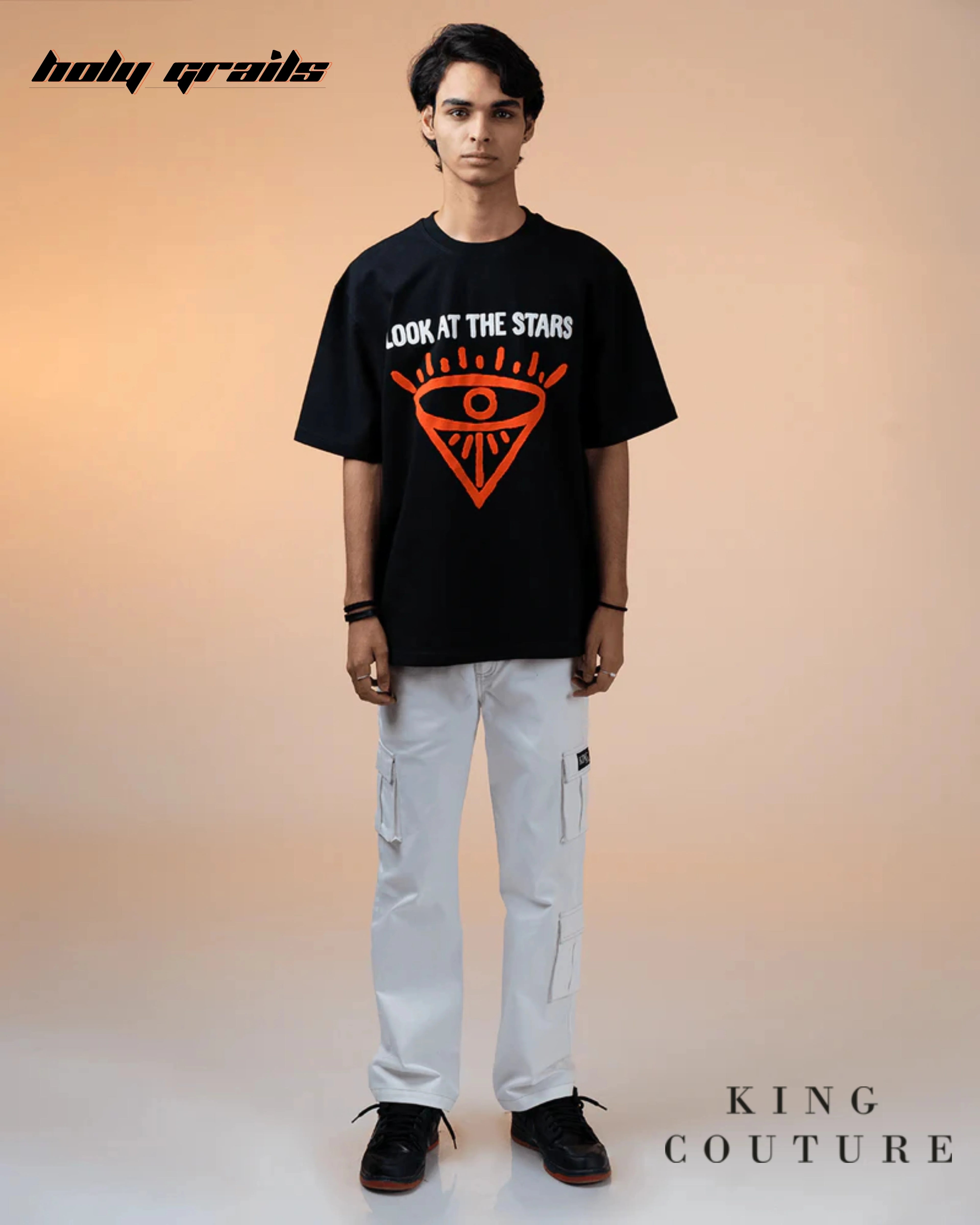 Look At The Stars Oversized Tee Shirt HG x King Couture