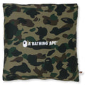 1st Camo Square Fluffy Beads Cushion Green