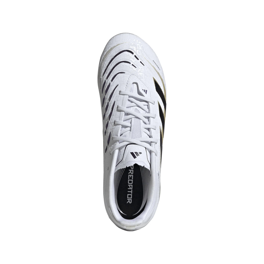 adidas Predator Elite Firm Ground Boots Kids White Black