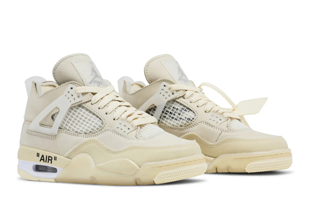 Off White x Wmns Jordan 4 Retro SP Sail