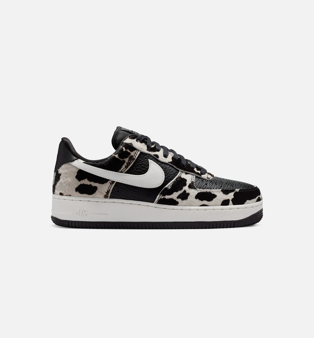 Air Force 1 Low Cow Print Womens Lifestyle Shoe Black Phantom Black