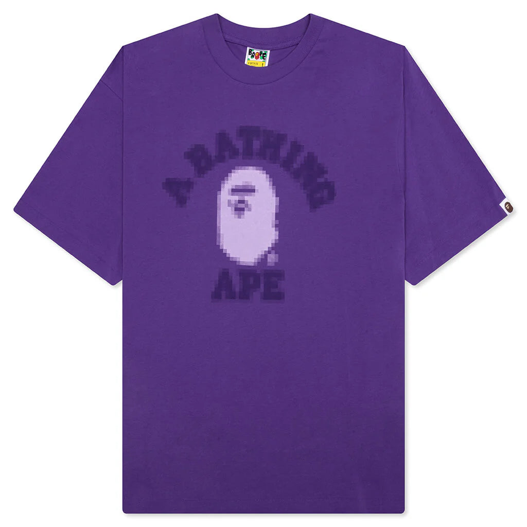 Pixal College Relaxed Fit Tee Purple