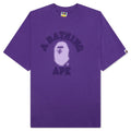 Pixal College Relaxed Fit Tee Purple