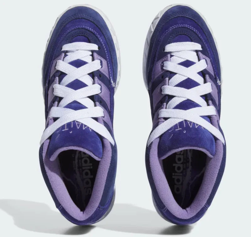 Adidas Adimatic Mid X Maite Victory Blue Magic Lilac Dark Blue