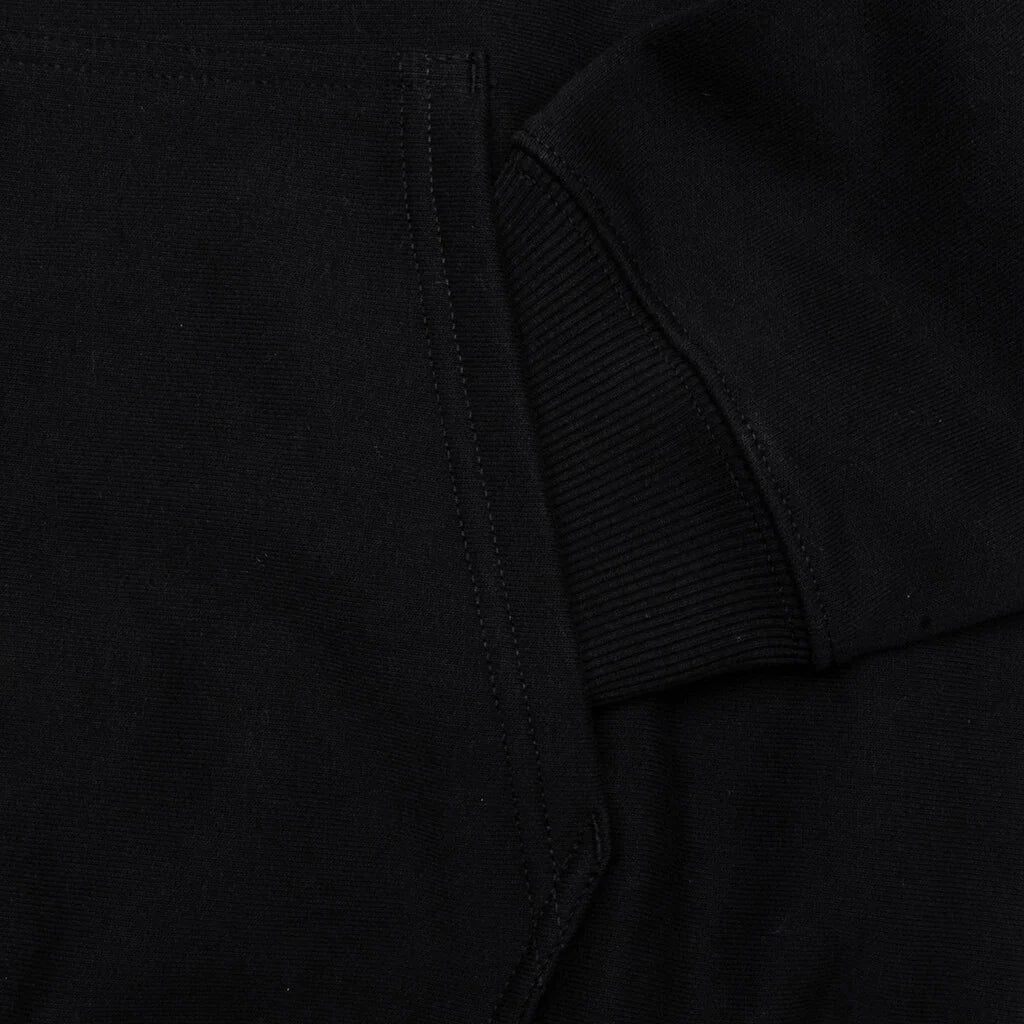 Mirror Zip Hoodie Black