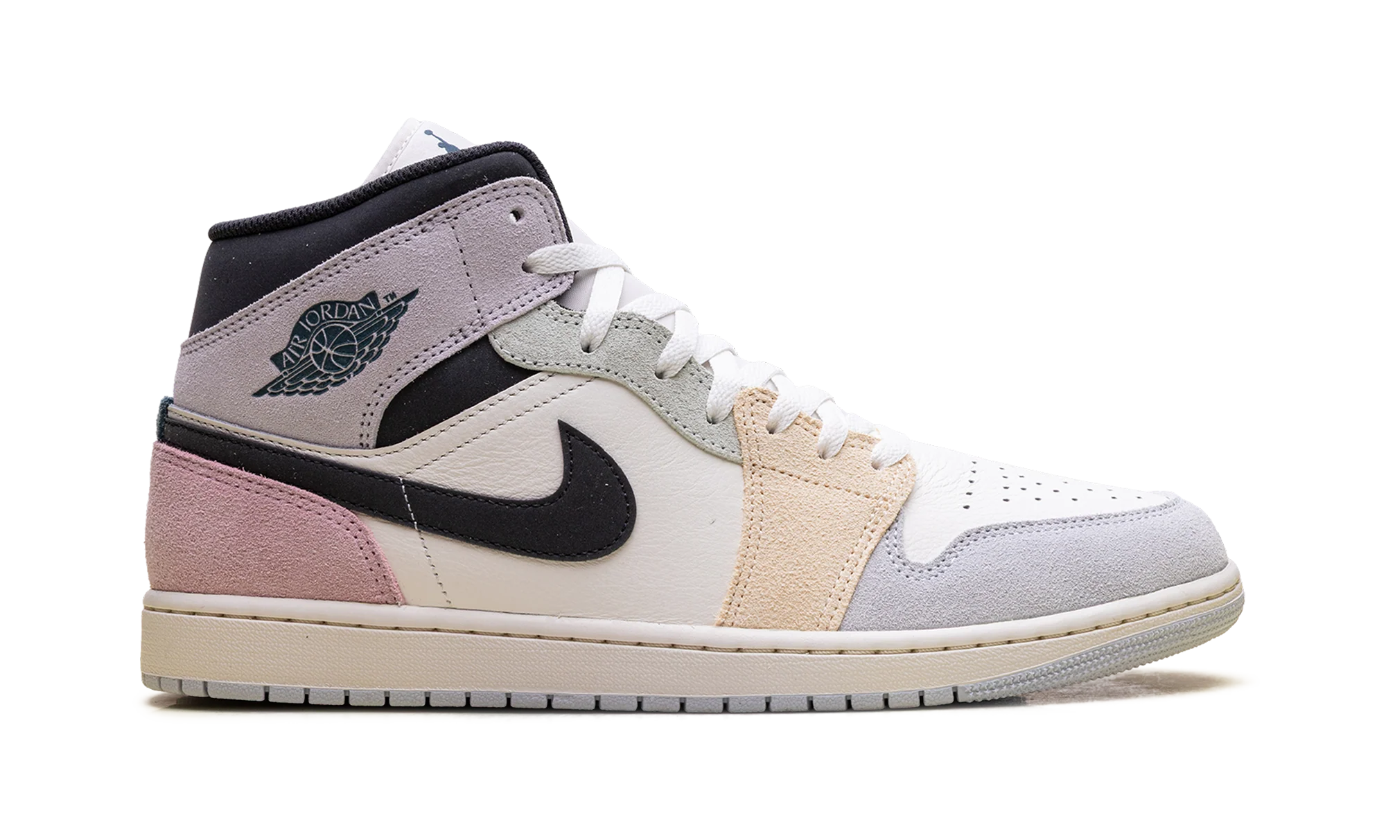 Air Jordan 1 Mid "Sail / Anthracite-Jade Aura-Iced Jade" IB7110 100
