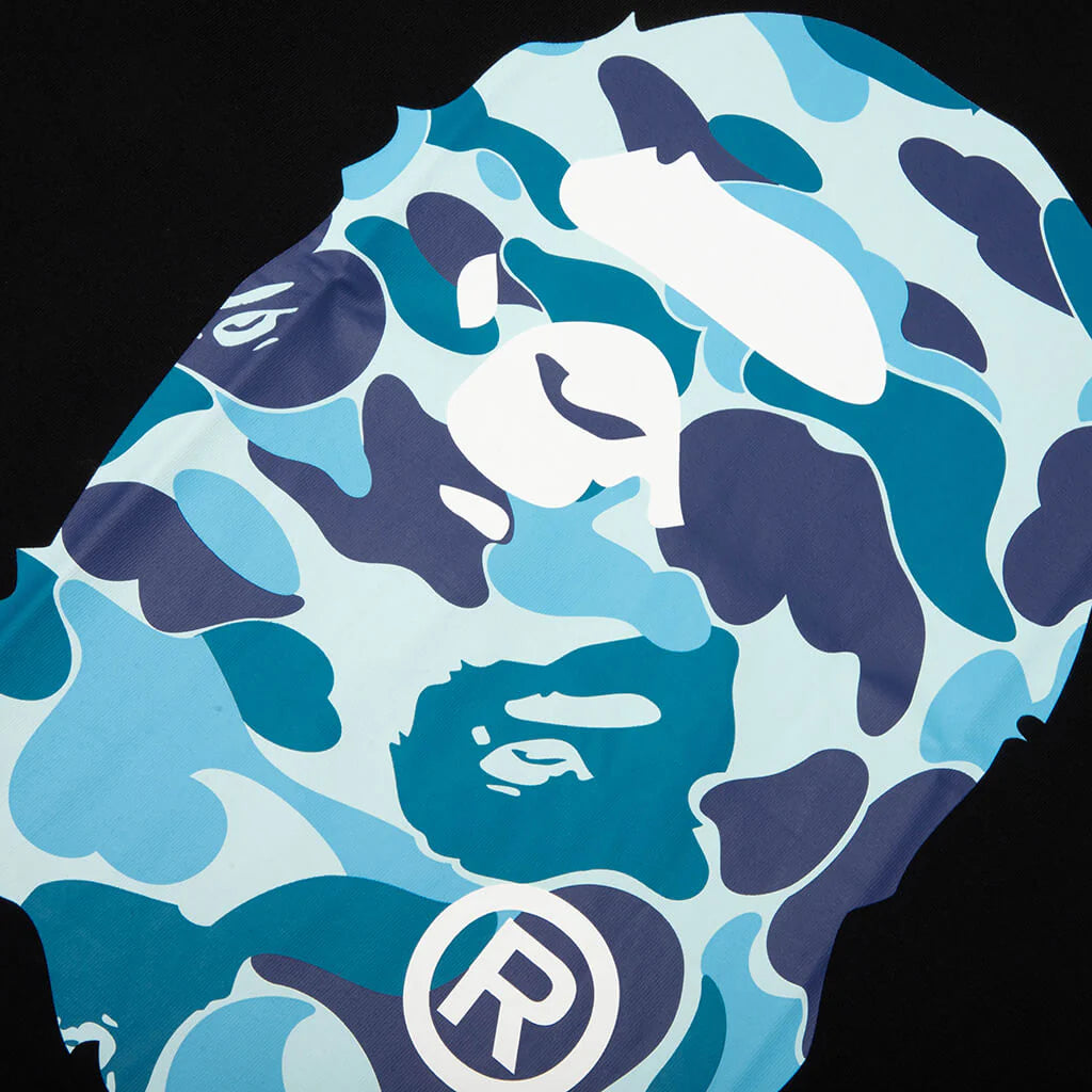 ABC Camo Big Ape Head Tee Black Blue