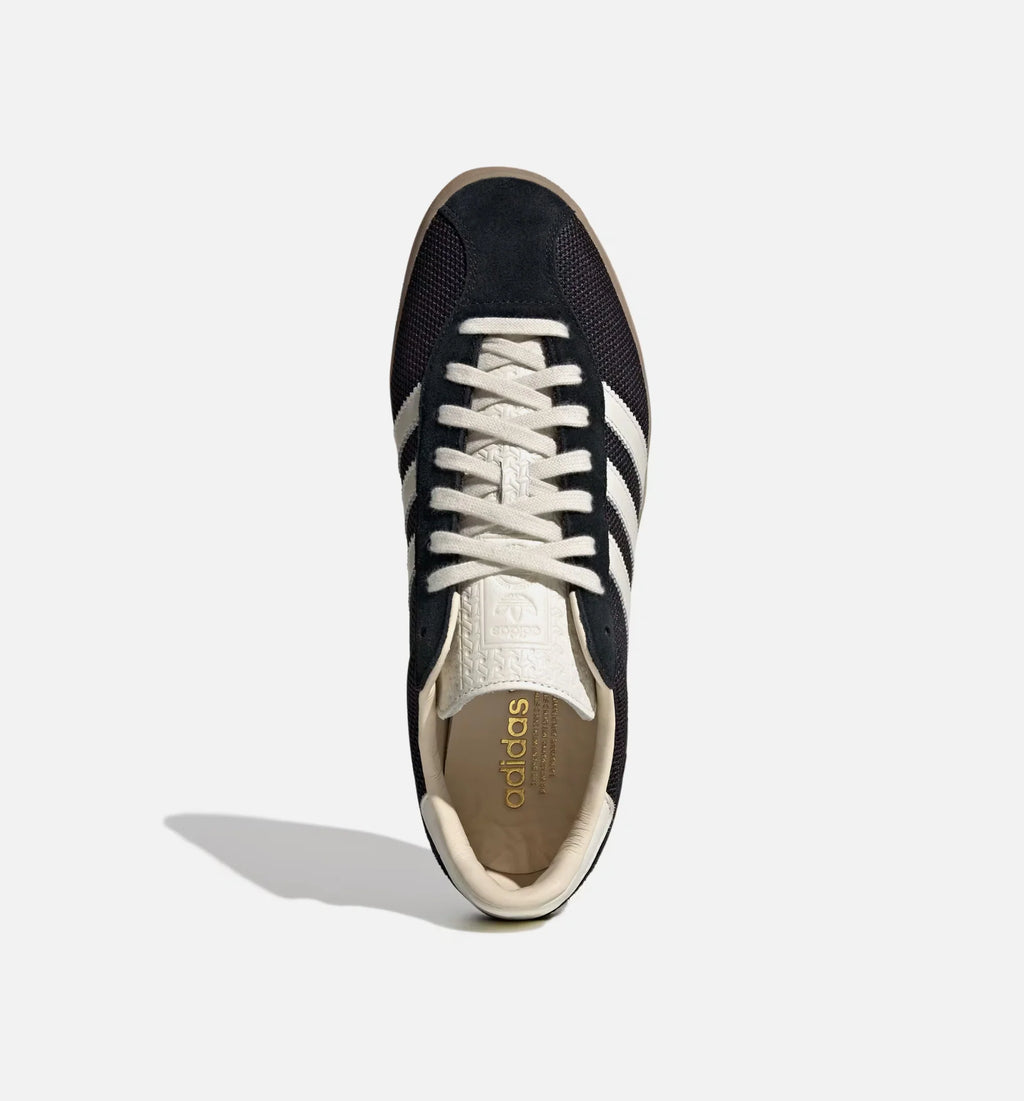Gazelle Indoor Pro Mens Lifestyle Shoe Core Black Off White Warm Sandstone