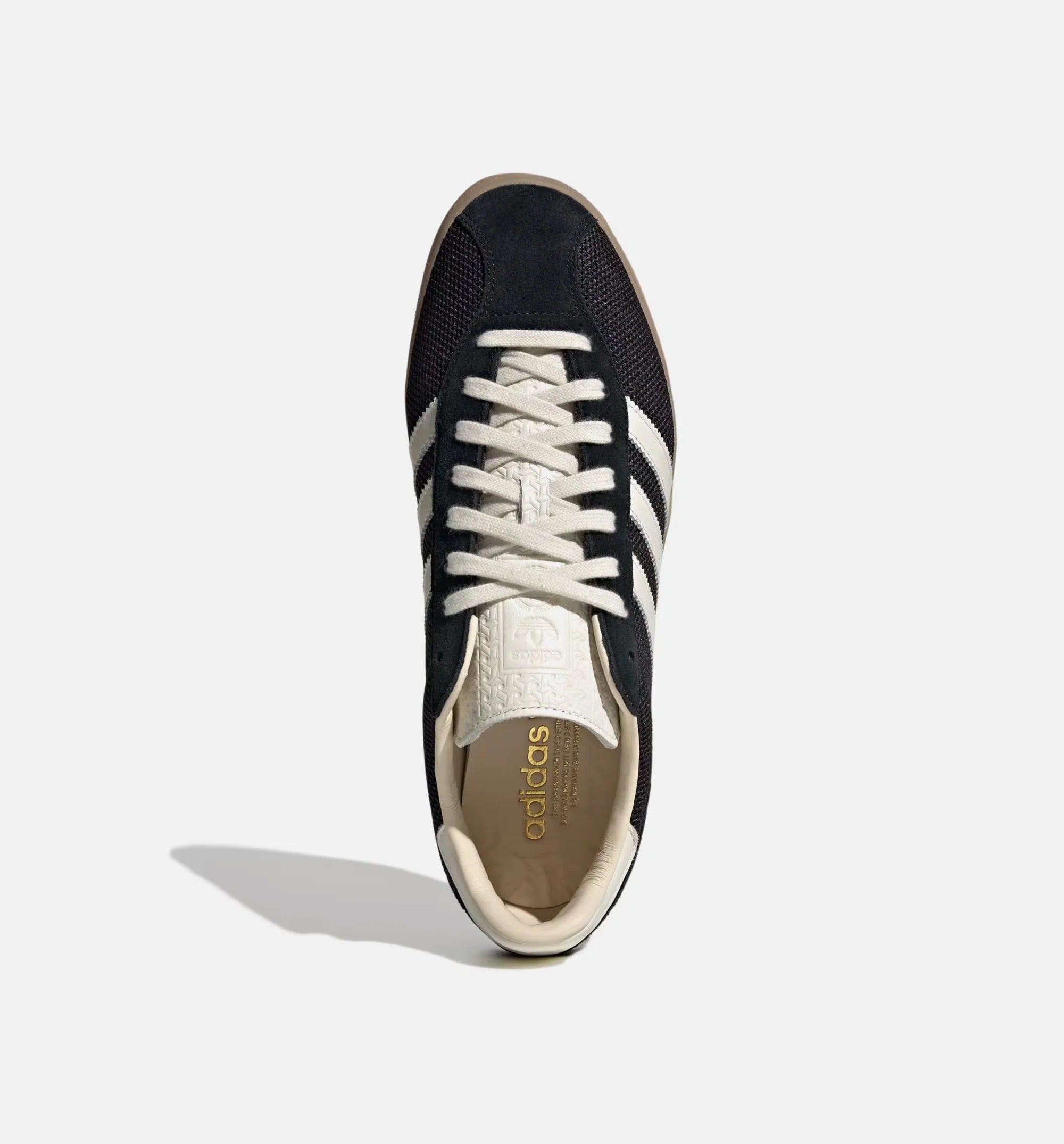 Gazelle Indoor Pro Mens Lifestyle Shoe Core Black Off White Warm Sandstone