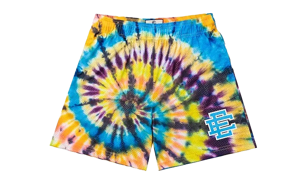 EE Basic Shorts (FW22) "Tie Dye Yellow Blue" EE217