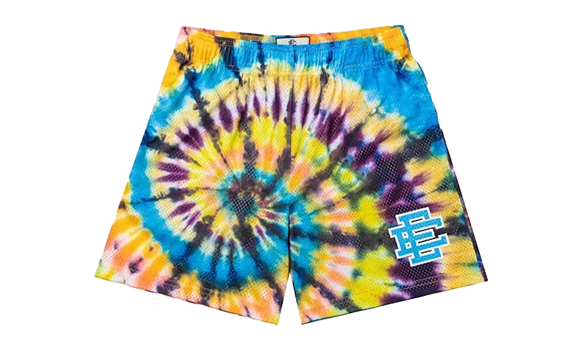 EE Basic Shorts (FW22) "Tie Dye Yellow Blue" EE217