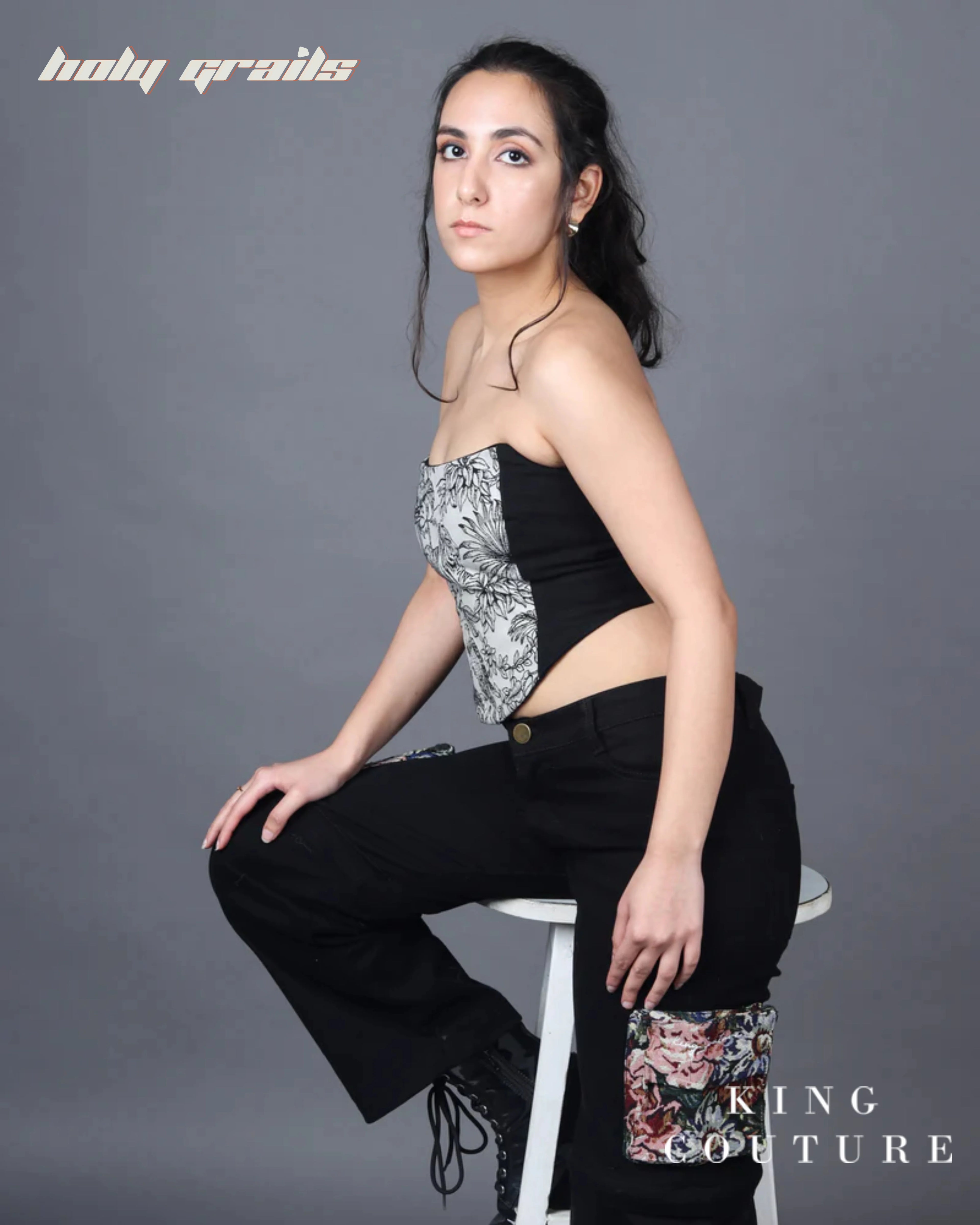 Jungle Jacquard Corset HG x King Couture