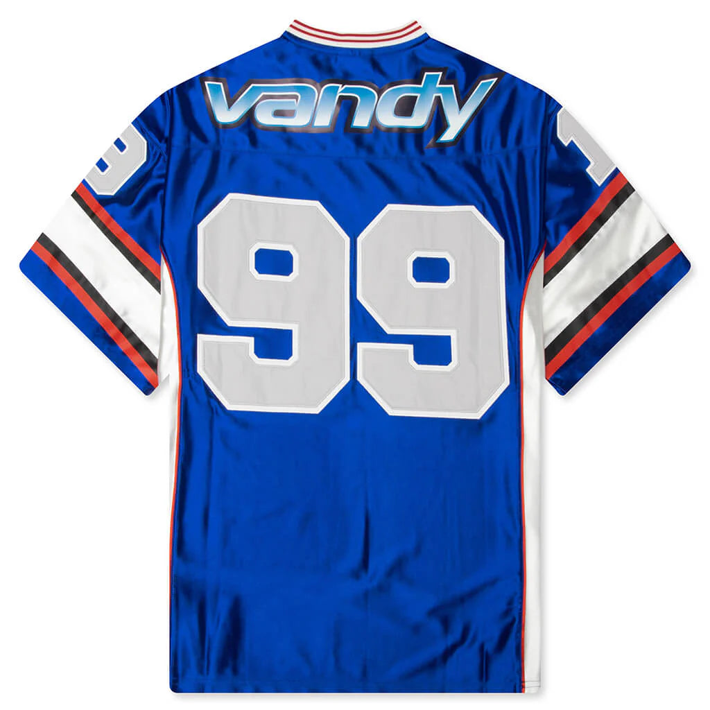 Cherry Football Jersey Blue