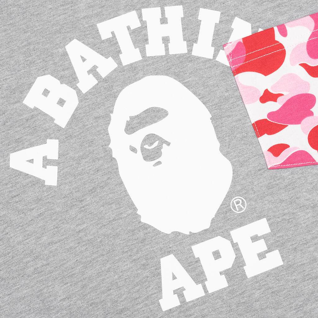 ABC Camo College Pocket Relaxed Tee Grey
