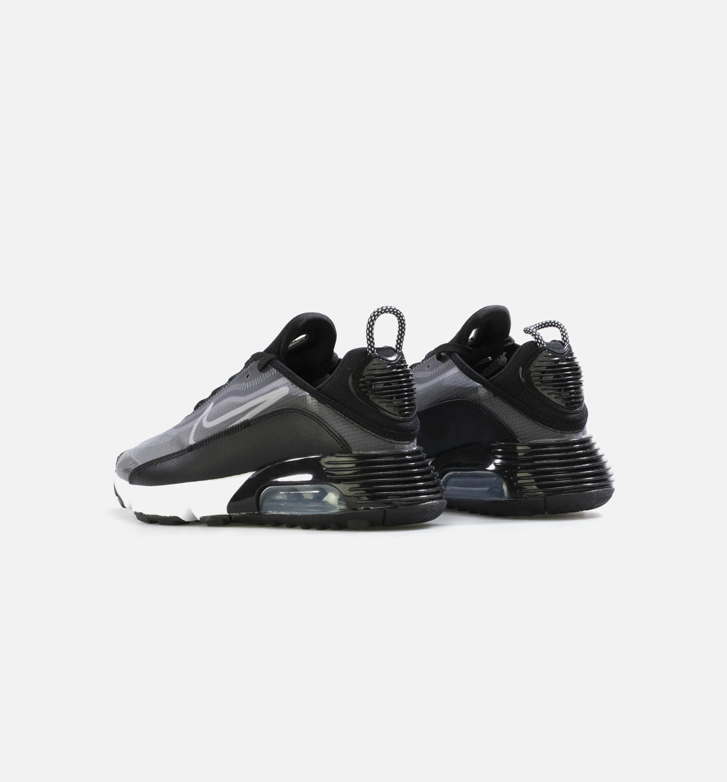Air Max 2090 Womens Running Shoe Black Metallic Silver White