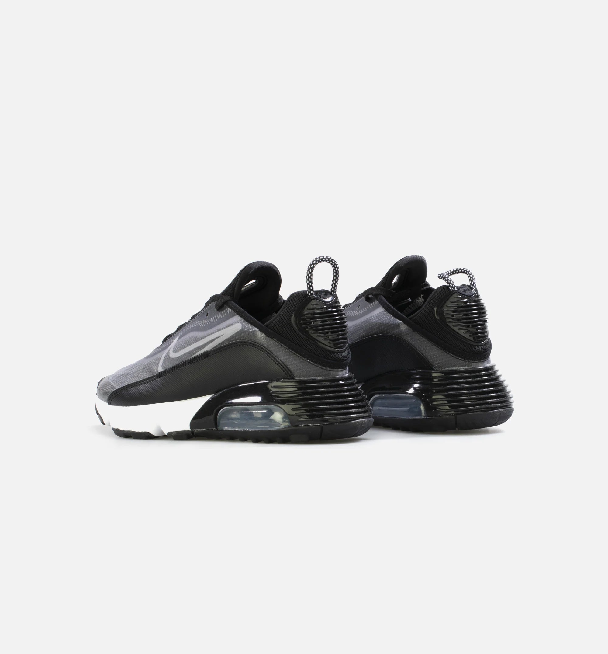 Air Max 2090 Womens Running Shoe Black Metallic Silver White