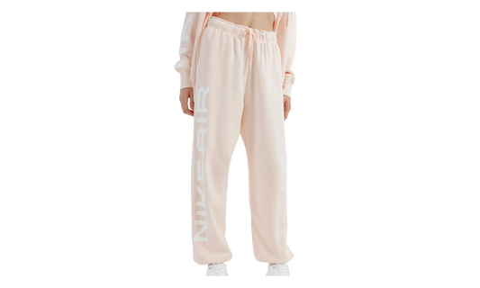 Sportswear Air Oversized High-Waisted Fleece Joggers WMNS "Ice Guava / White" FB8051 838