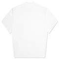 Mock Neck Boxy Fit T Shirt White