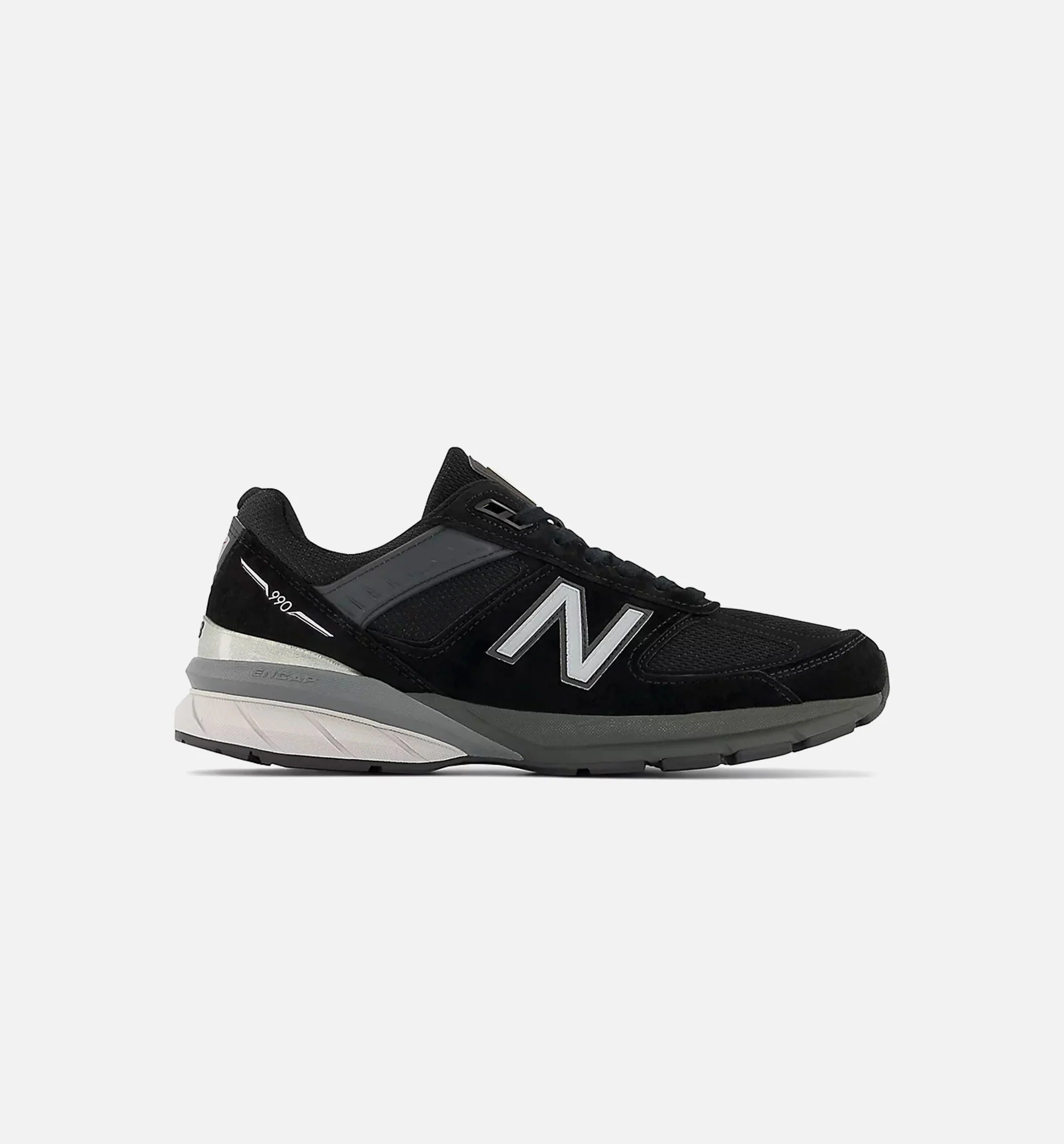 MADE in USA 990v5 Core Mens Lifestyle Shoe Black Silver