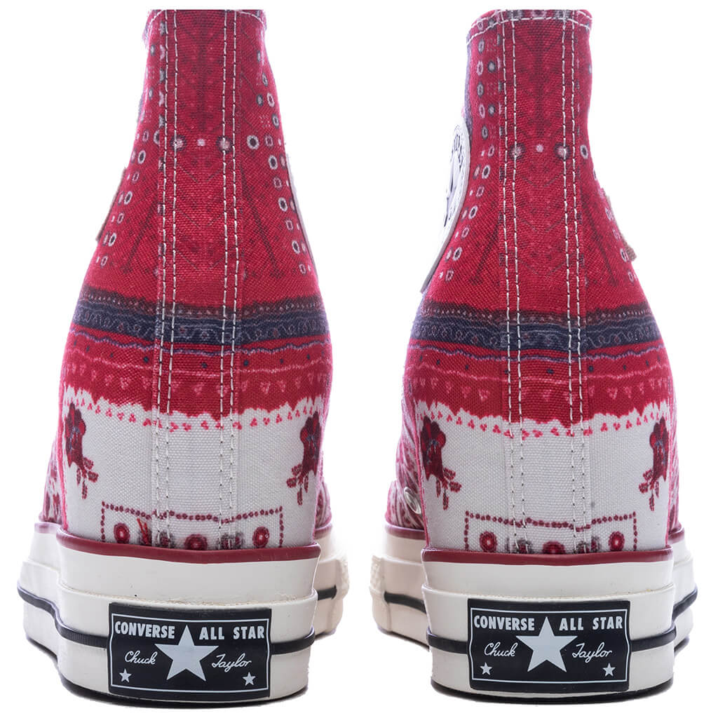 Converse x Isabel Marant Womens Chuck 70 Wedge Hi Vanilla Ice Red Black