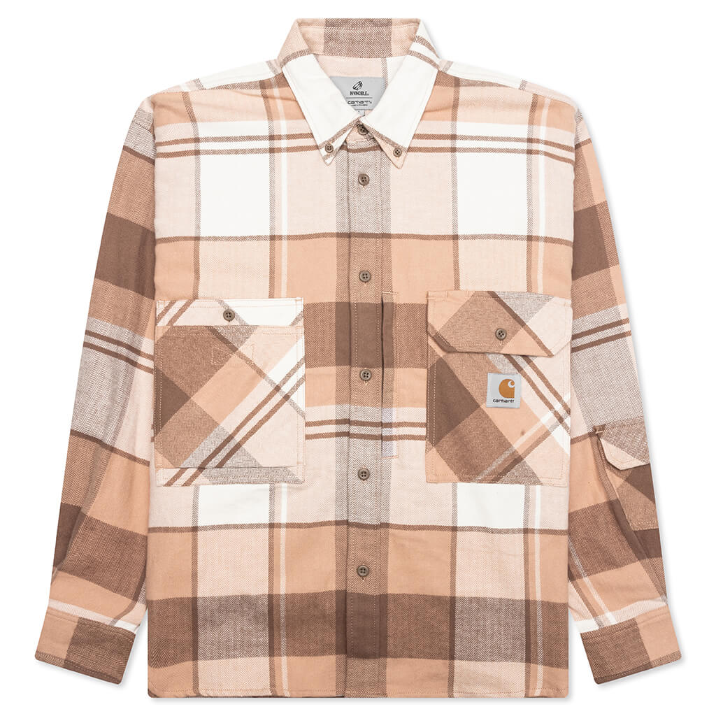 Carhartt WIP x Invincible L S Work Shirt Max Coca Mocha