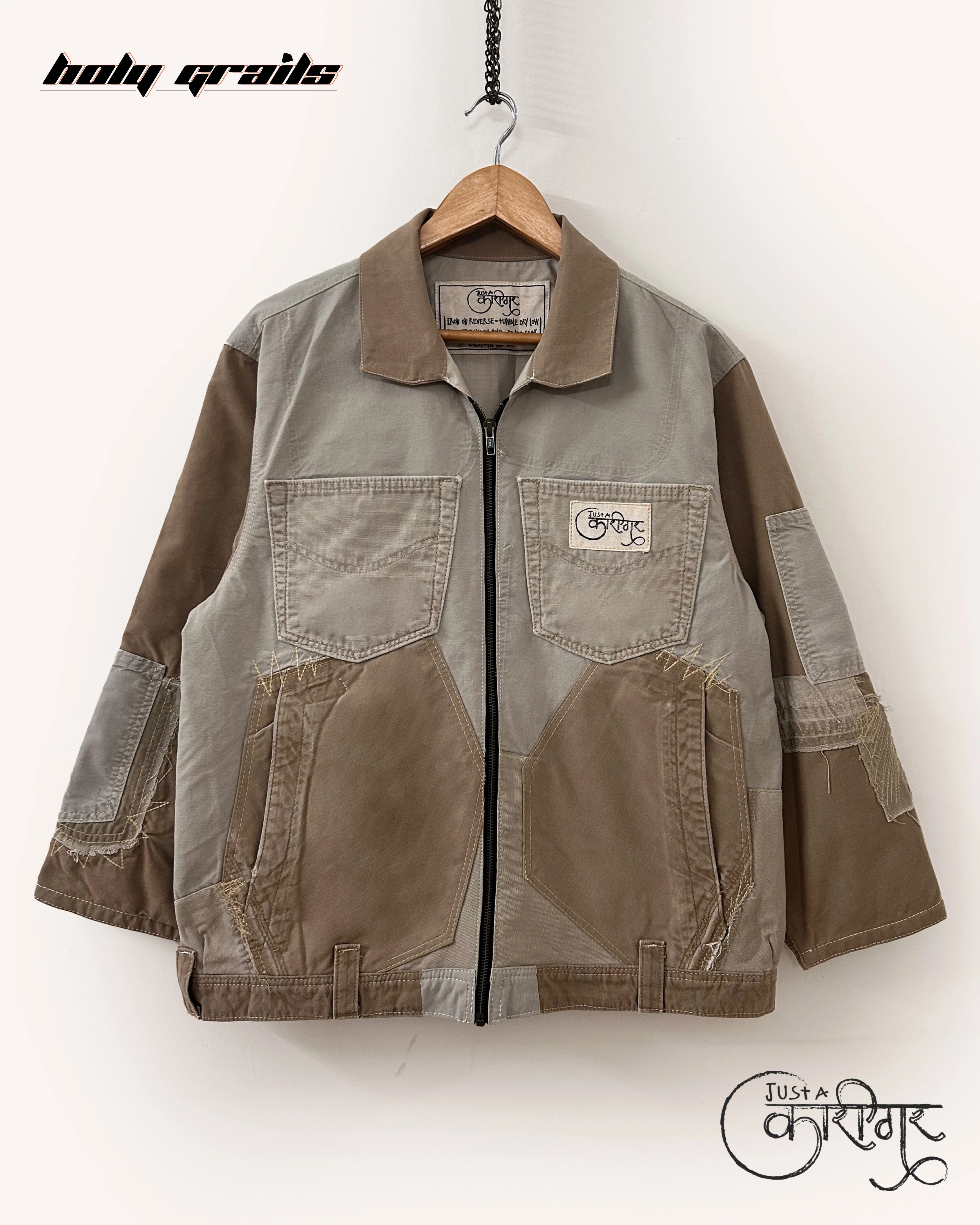 Reborn Grey Denim Jacket HG x Just A Karigar