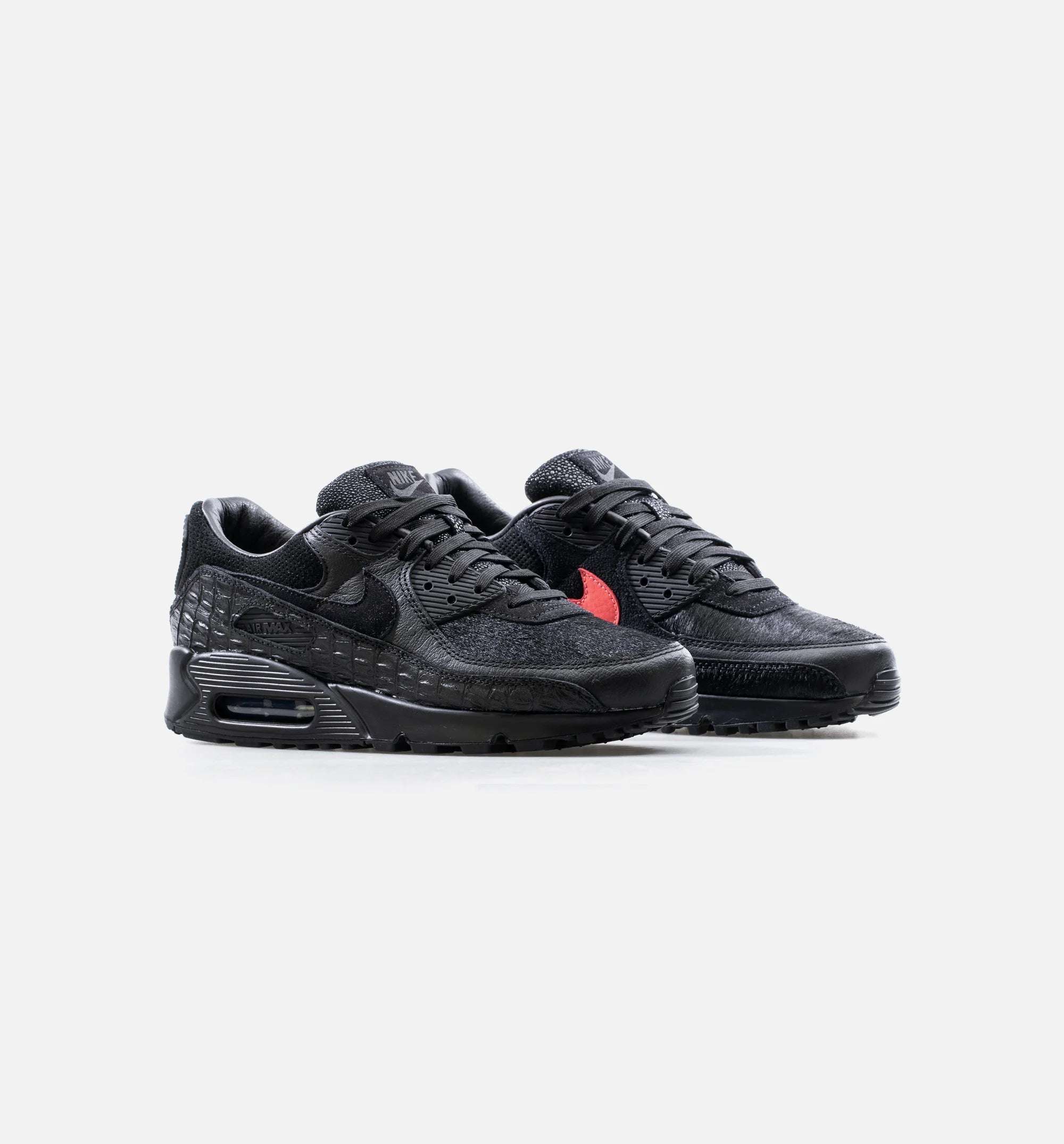 Air Max 90 QS Mashup Mens Running Shoe Black Red