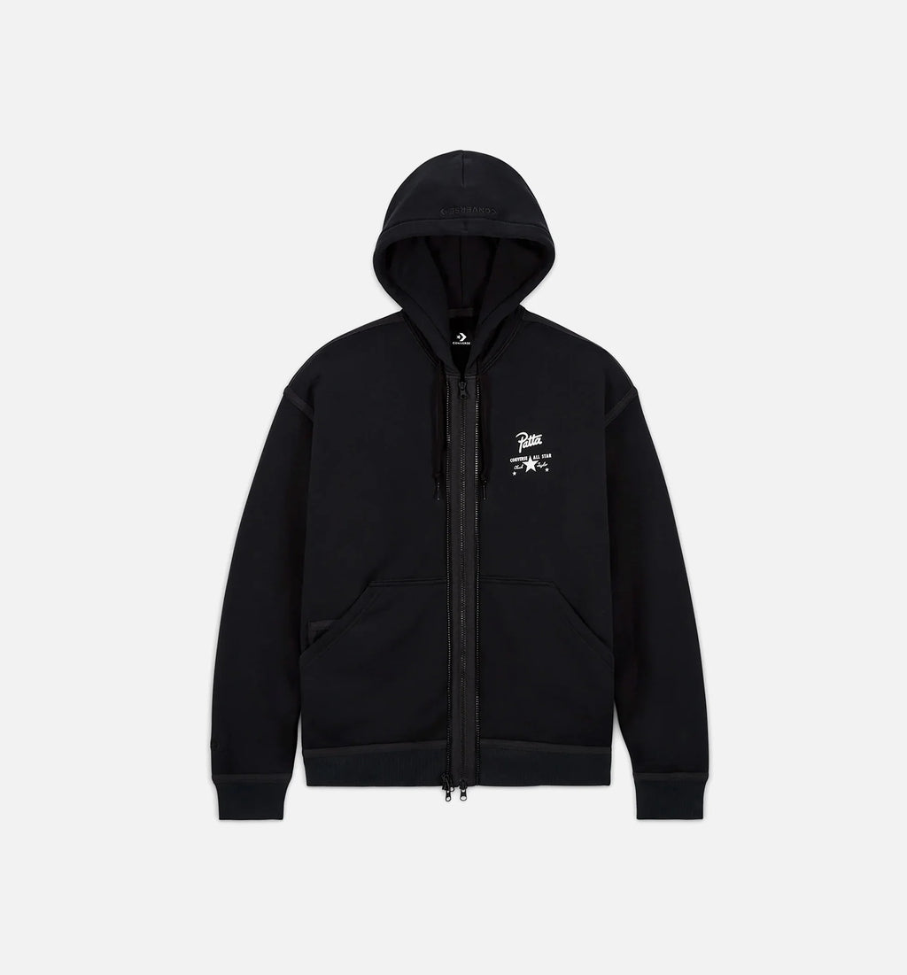 Patta Four Leaf Clover Utility Fleece Mens Hoodie Black
