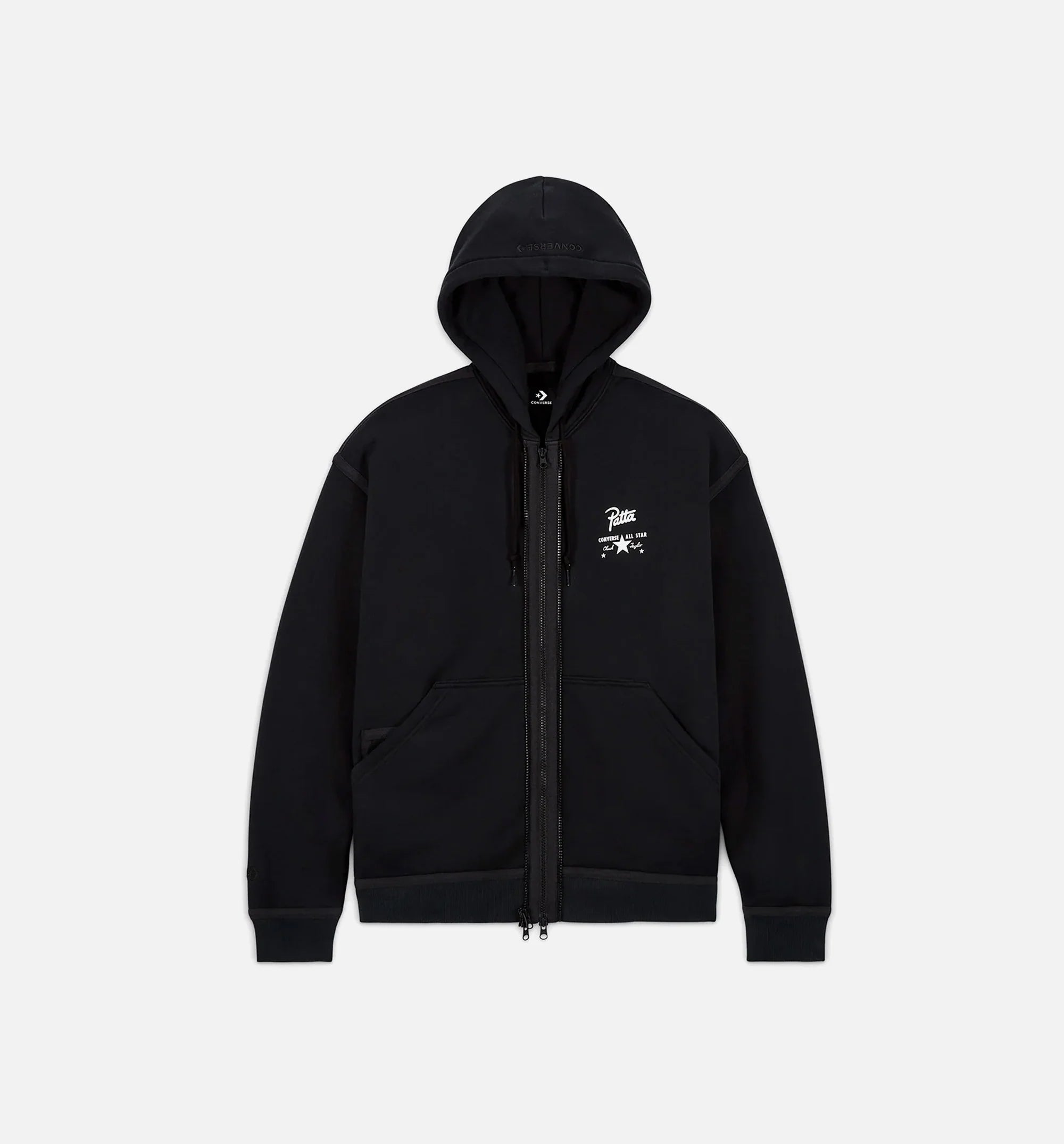 Patta Four Leaf Clover Utility Fleece Mens Hoodie Black