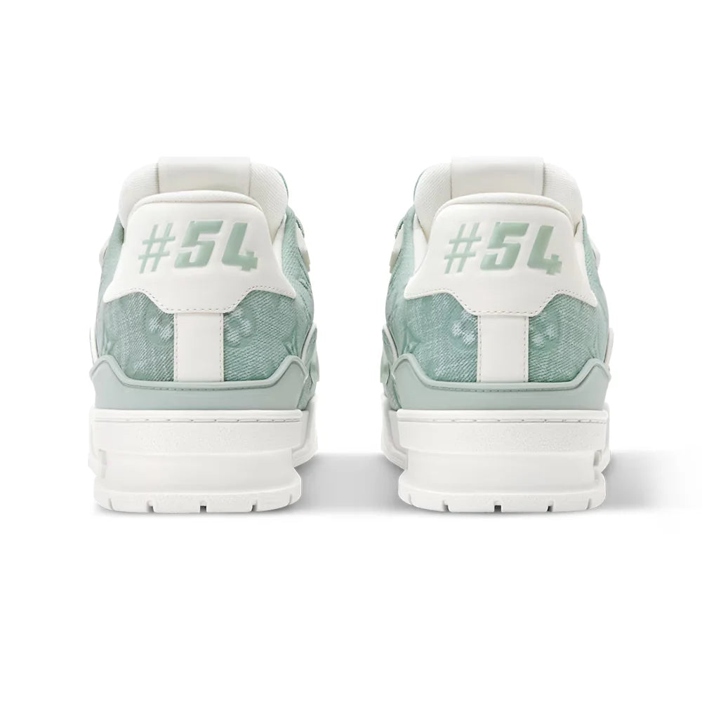 LV Trainer Green Canvas