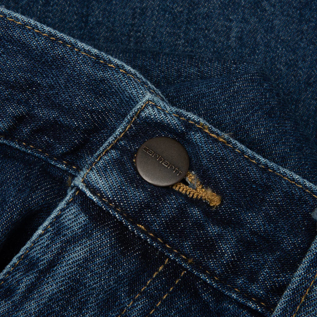 OG Double Knee Short Blue Stone Washed
