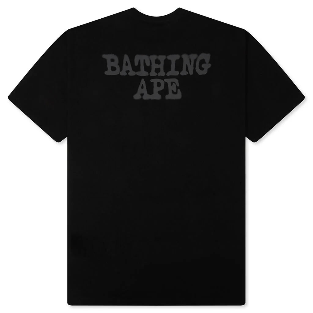Spray Paint Ape Head Relaxed Fit Tee 1 Black